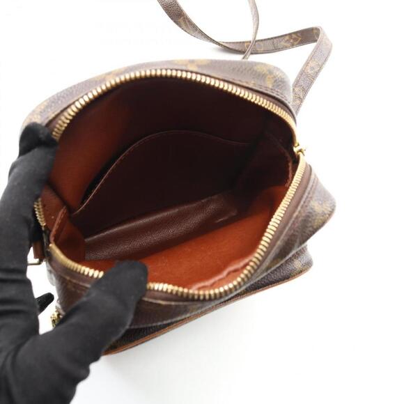 LOUIS VUITTON Brown Monogram Leather Shoulder Bag - Picture 4 of 11